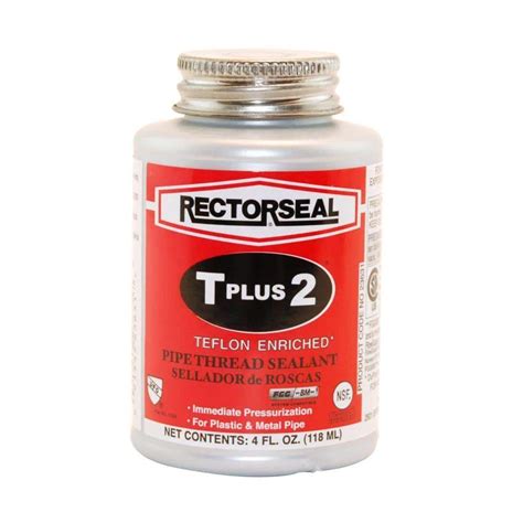 Buy T Plus 2 in. 4 oz. Teflon Pipe-Thread Putty/Sealant Online at ...