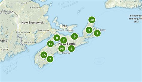 Nova Scotia Provincial Parks Map