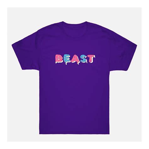 Mr Beast T-shirts - Frosted Beast Purple Classic T-shirt | Mr Beast Shop