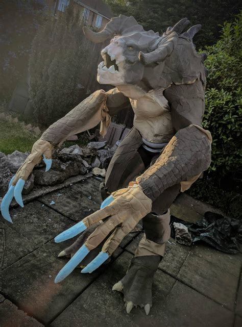 Deathclaw cosplay WIP by Arualsti on DeviantArt