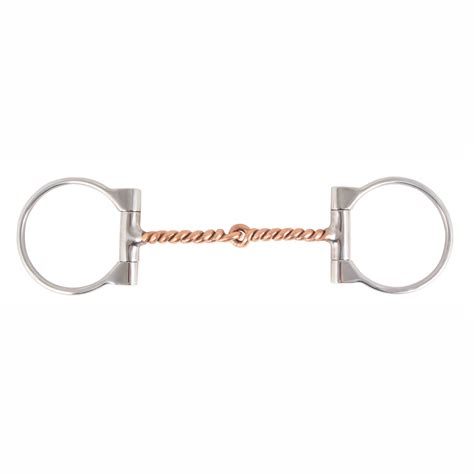 Schneiders® Copper Twisted Wire D Ring Snaffle Bit | Schneiders