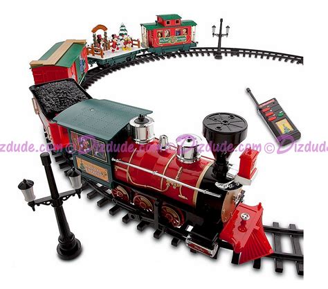 DIZDUDE.com | New Disney 30 Piece Holiday Express Christmas Train Set ...