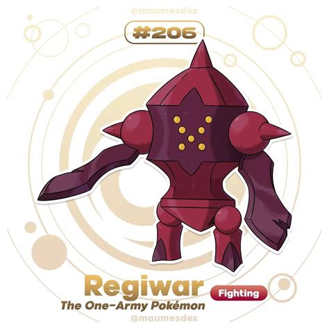 Pokémon Mars version on Instagram: “#206: Regiwar (Regis + war) ⚔️ EN ...