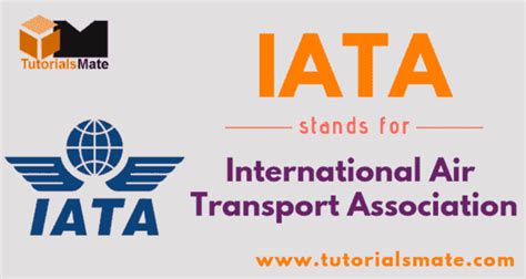 IATA Full Form: What is the full form of IATA? - TutorialsMate