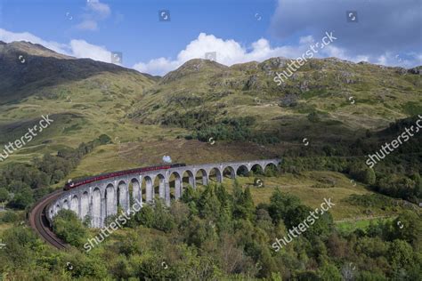 Glenfinnan Viaduct Harry Potter Films Steam Editorial Stock Photo ...