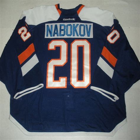 Evgeni Nabokov - 2014 Stadium Series - New York Islanders - Blue Game ...