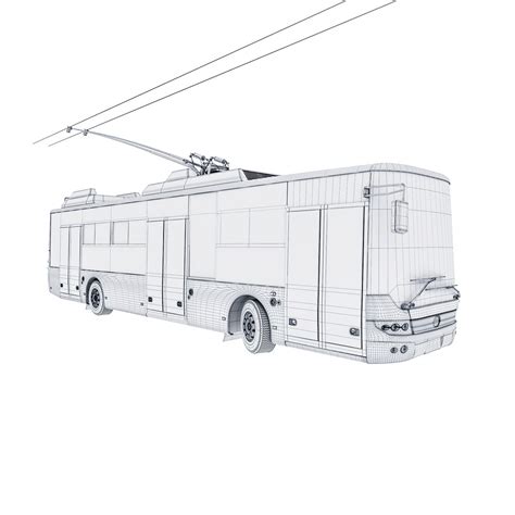 Trolleybus 3D Model - TurboSquid 1770027