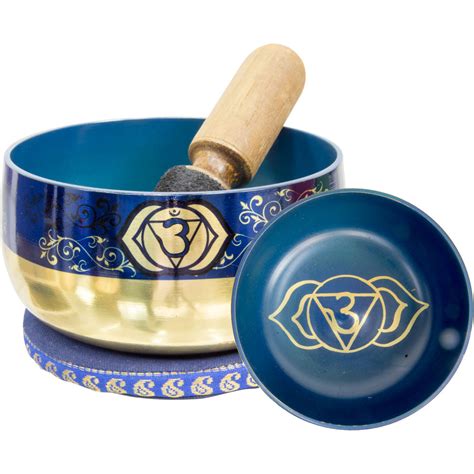 Chakra Singing Bowl - Printed Third Eye (Each): Kheops International