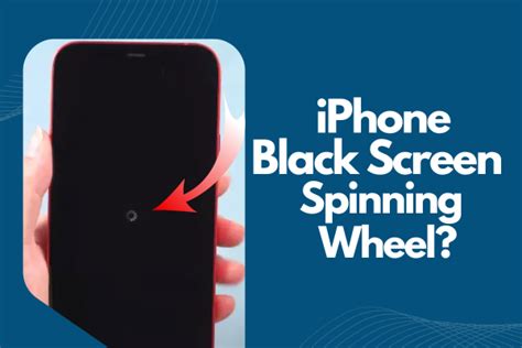 Stuck on an iPhone Black Screen Spinning Wheel? Try These Fixes!