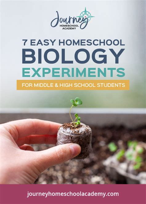 7 Easy Homeschool Biology Experiments for High School Students