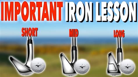 REALLY IMPORTANT IRON LESSON....DON'T OVERLOOK! Simple Golf Tips ...