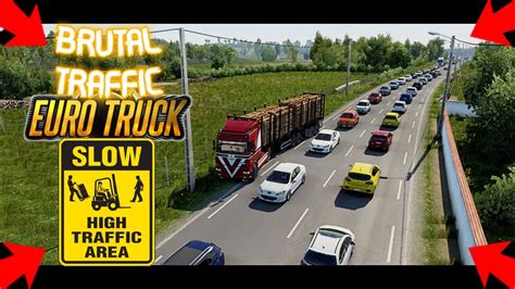 Brutal Traffic Euro Truck Simulator 2 Mod 1.40 - YouTube