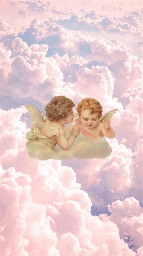 Angel Wallpaper Iphone Pink Angel Aesthetic