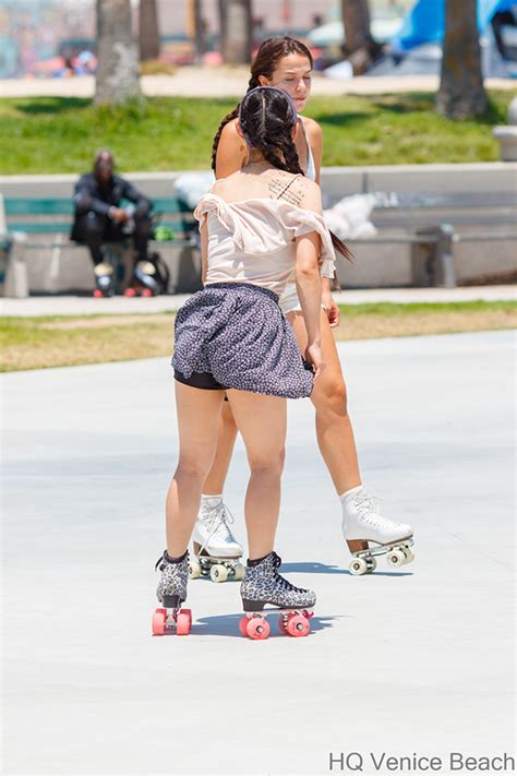 HQ Venice Beach - Skate Park - Girls Roller Skating 6/26/2021