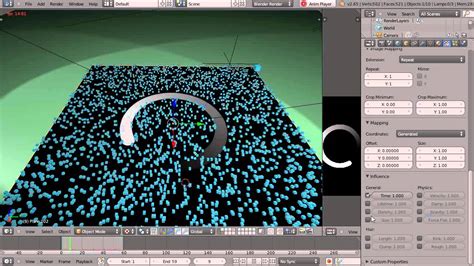 Blender Tutorial - Using Texture Maps to Influence Particles - YouTube