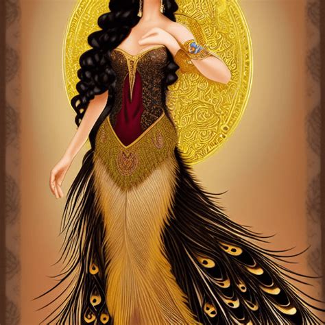 Beautiful Arab Princess Disney Princess Style Digital Art · Creative ...