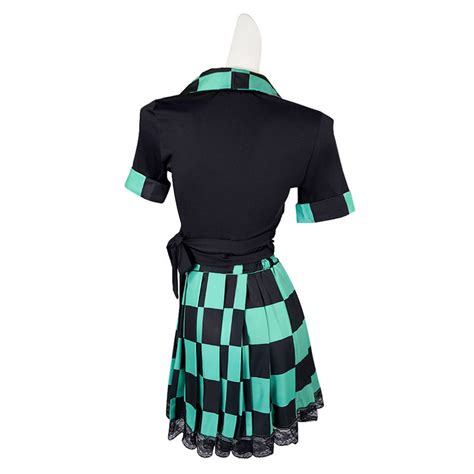 Green Cosplay Costume Dress Outfits Halloween Carnival Suit