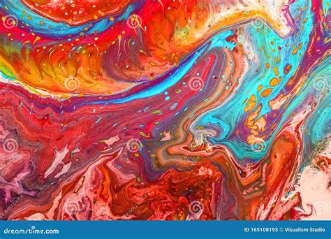 Abstract Painted Oil Texture Full Color and Multicolored. Rainbow ...