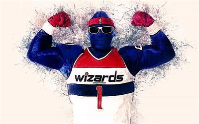 Download wallpapers G-Man, official mascot, Washington Wizards, 4k, art ...