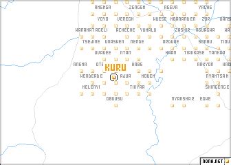 Kuru (Nigeria) map - nona.net