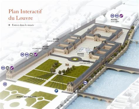 Die Louvre-Pyramide-map - Karte von Der Pyramide des Louvre (Frankreich)