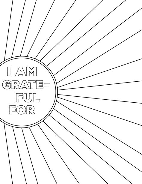 I Am Grateful For Printable