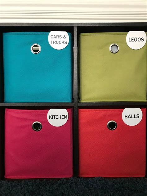 Custom clip on fabric bin labels!! Who doesnt love to be organized ...