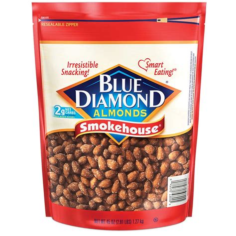 Blue Diamond Almonds, Smokehouse, 45 oz – Beauty Suppliers – Online ...