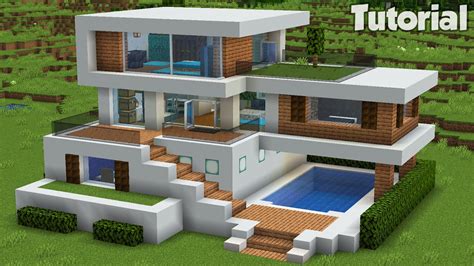 Minecraft Modern House Tutorial - Image to u