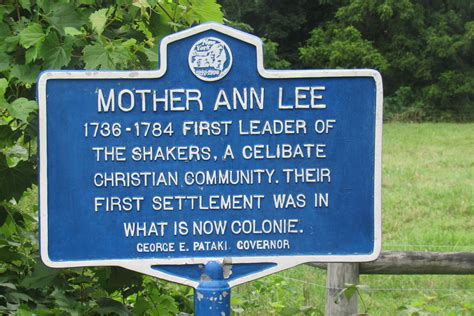 Mother Ann Lee historical marker in Albany,N.Y. | Historical marker ...