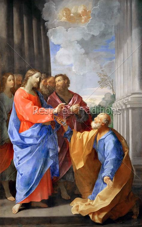 Christ Handing Saint Peter the Keys of Heaven | High-Res Download