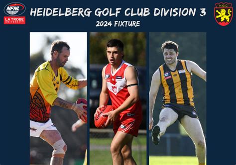 2024 Heidelberg Golf Club Division 3 Fixture | Northern Football ...