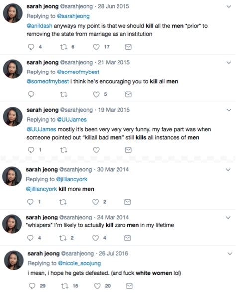 NYT’s Sarah Jeong Also Sent Anti-Cop, Anti-Men Tweets | The Daily Caller