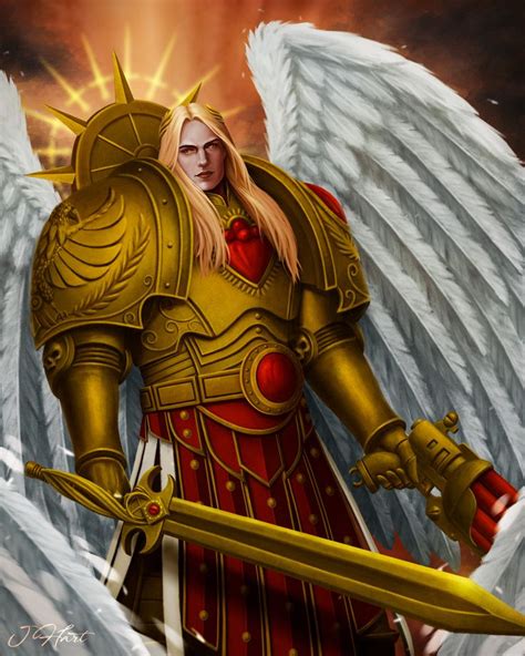 Sanguinius Blood angels primarch, JH Art | Warhammer, Warhammer 40k ...