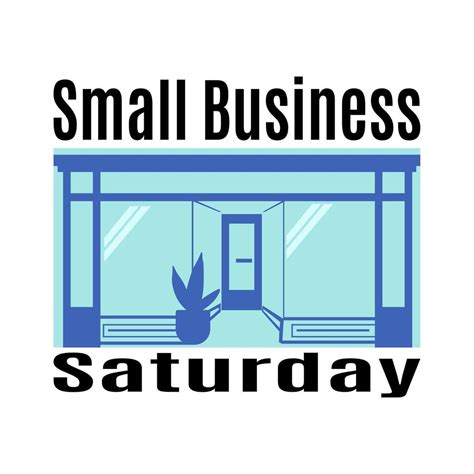 Small Business Saturday, Idea for poster, banner, flyer or postcard ...