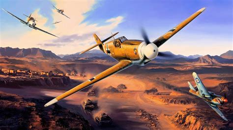 Las Cosicas del Panzer — Messerschmitt Bf-109 del Afrika Korps