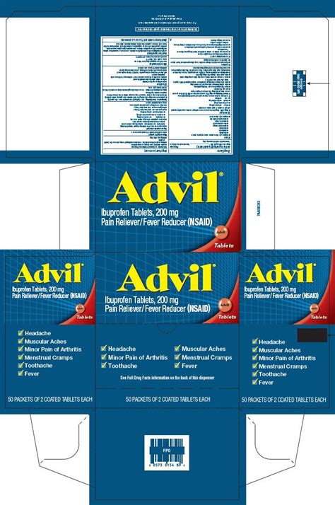 ADVIL (tablet, coated) Wyeth Consumer Healthcare LLC