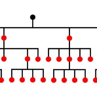 Example of an academic genealogy represented in a traditional family ...