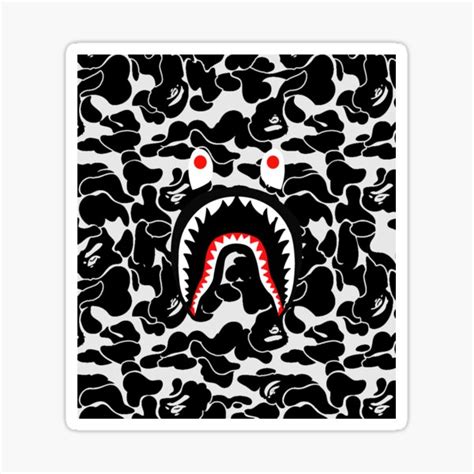 Bape Shark Stickers | Redbubble