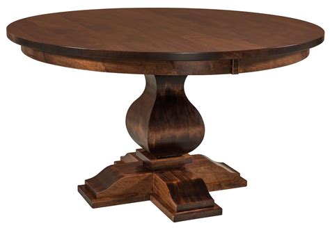 Obert Round Pedestal Table - Countryside Amish Furniture