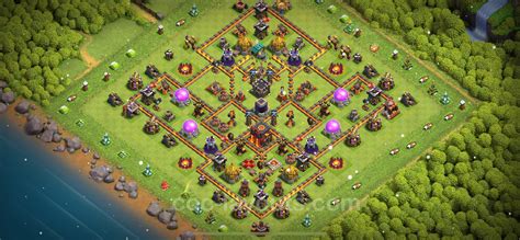 Trophy (Defense) Base TH10 with Link, Legend League, Hybrid - Clash of ...