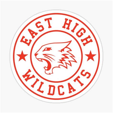 "East High Wildcats" Sticker for Sale by akgwilliams | Redbubble