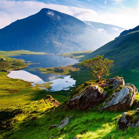 This beautiful view of Snowdonia National Park is filling us with a # ...