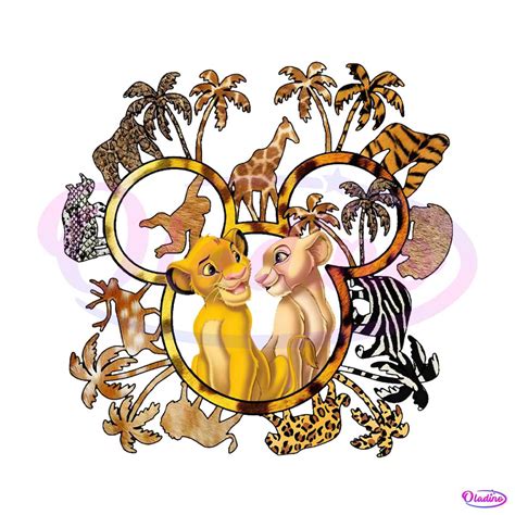 Animal Kingdom SVG Lion King Simba Nala Hakuna Matata SVG