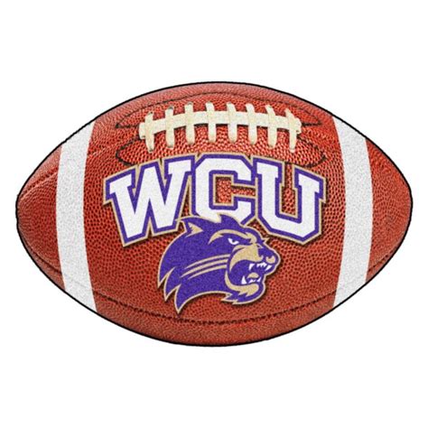 FanMats® 643 - "Football" NCAA Western Carolina University 1.8' x 2.8 ...