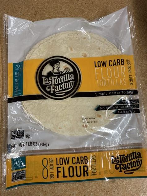 La Tortilla Factory Low Carb Flour 8 Pack - Lo Carb U