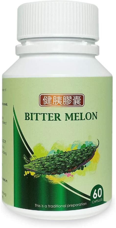 Bitter Melon Capsules 450mg | 60 Capsules/Bottle | Blood Sugar Support ...