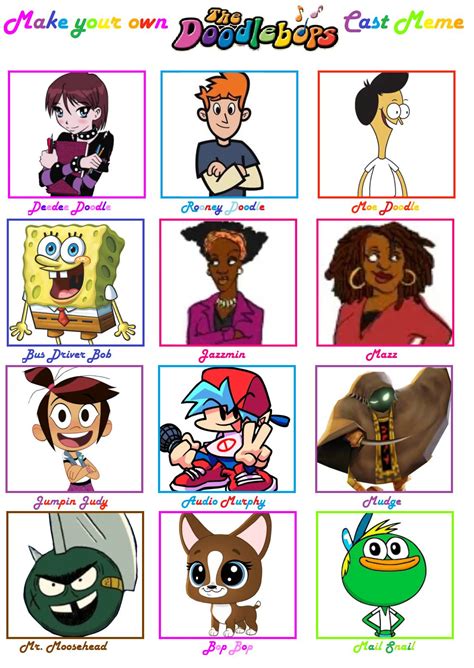 The Doodlebops Cast Meme (JazzyStar123 Version) by Jazzystar123 on ...