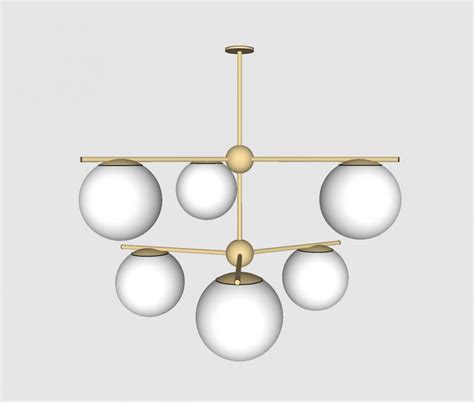 Sphere and Stem Ceiling Light – SketchUp Hub