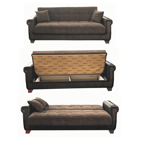 European Sleeper Sofa With Storage | Baci Living Room